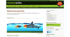 Desktop Screenshot of consumer-action.org
