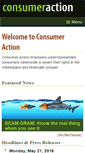 Mobile Screenshot of consumer-action.org